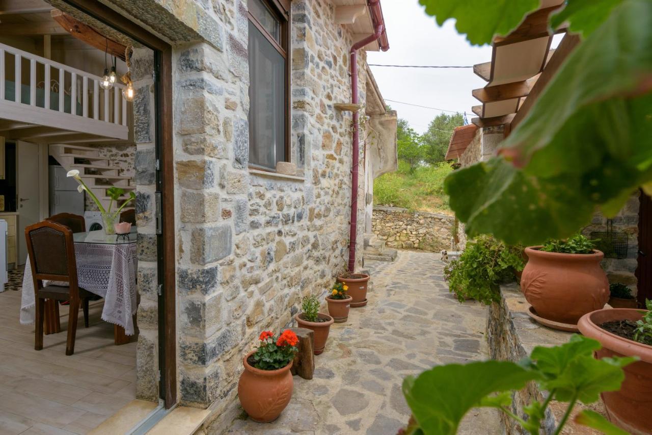 Platipodi Stone House Villa Nikithianos Exteriör bild