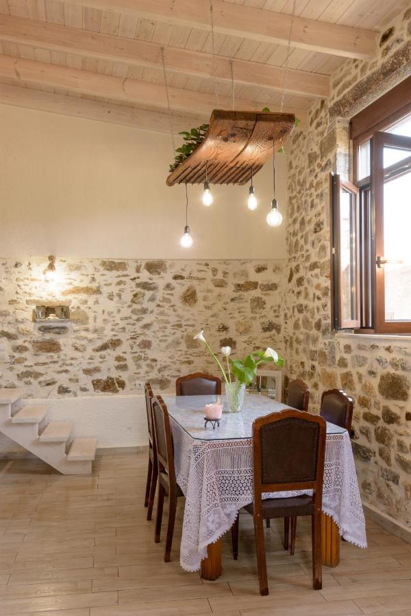 Platipodi Stone House Villa Nikithianos Exteriör bild