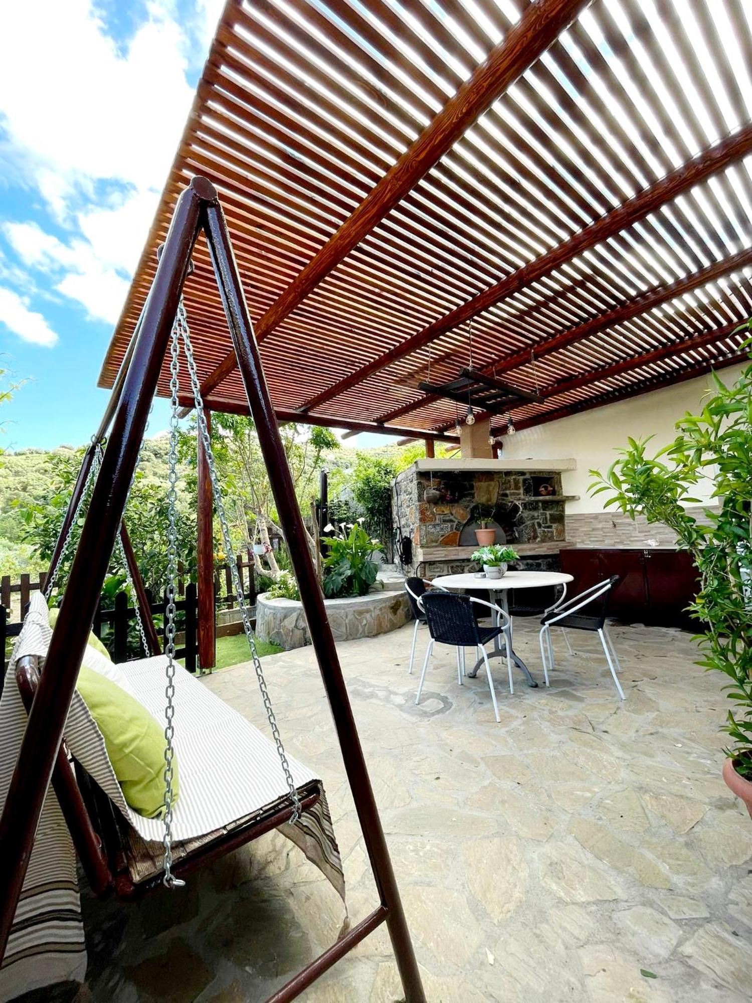 Platipodi Stone House Villa Nikithianos Exteriör bild